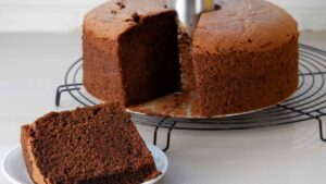 Chiffon cake al cioccolato