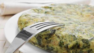 Frittata di spinaci