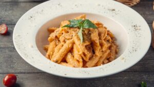 penne con peperoni