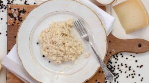 Risotto cacio e pepe