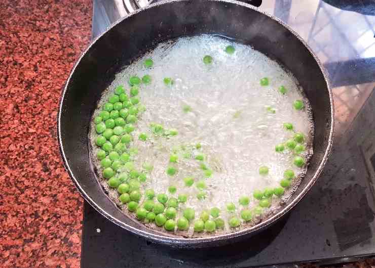 risotto ai piselli