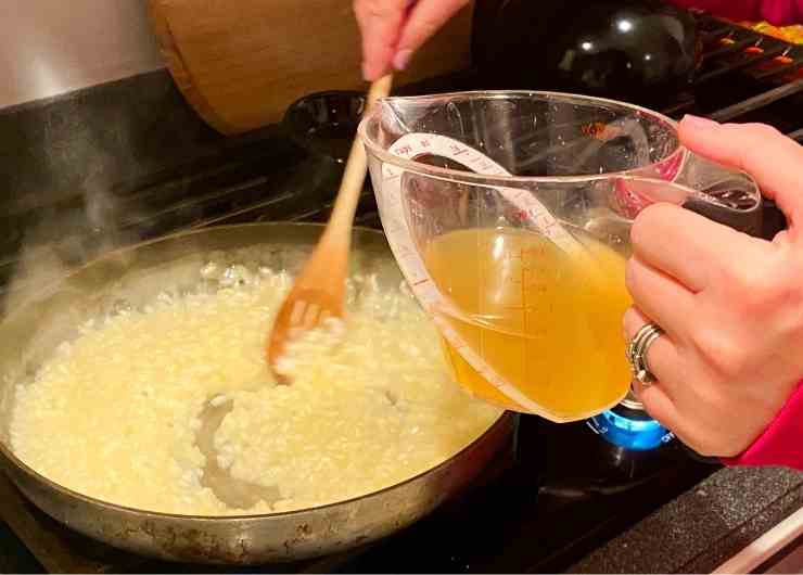risotto ai piselli