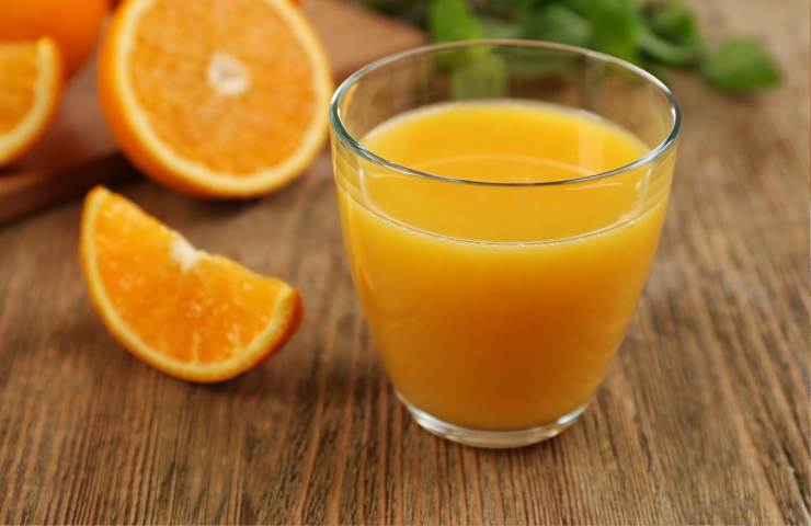 succo di arancia