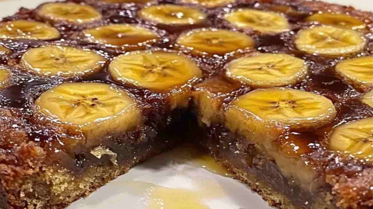 torta banane e noci