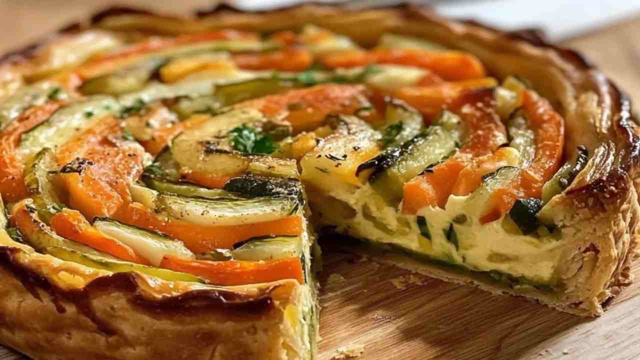 torta salata di verdure