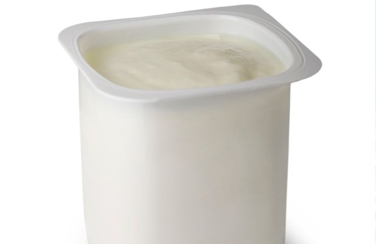 vasetto di yogurt